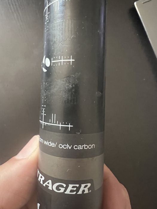 Guiador em carbono Bontrager XXX vr-c 31,8mm 42 cmm