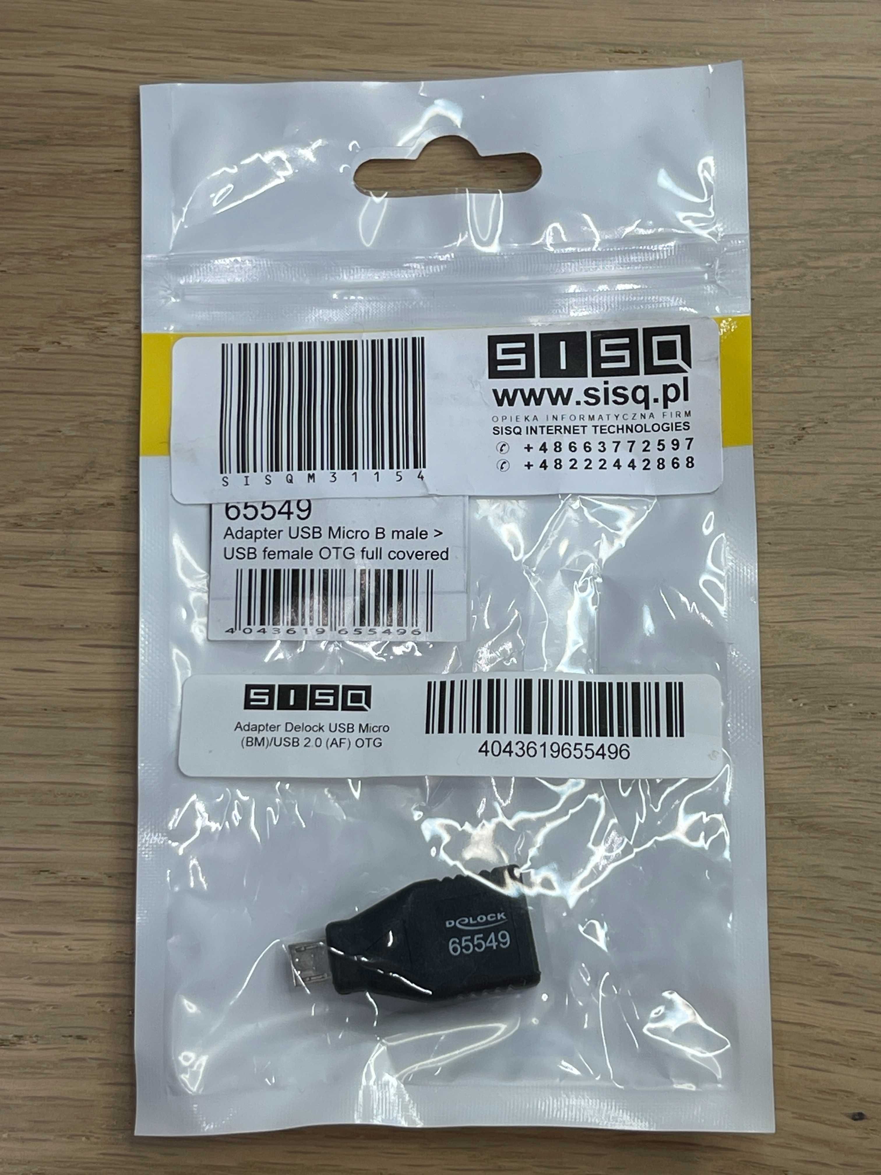 Adapter USB - micro USB DELOCK 65549