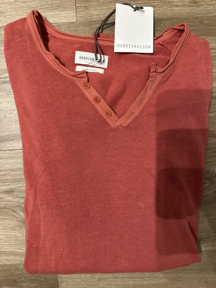 Camisola homem em linho e algodão L Harris Wilson