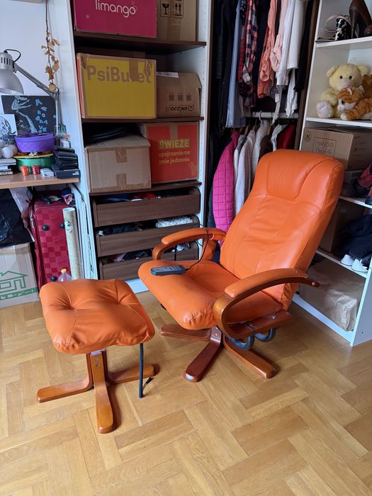 Fotel z masażem | Elektryczny | 100% sprawny | Warszawa