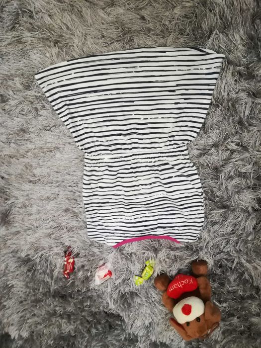 Sukienka, tunika letnia 85-90. Converse biało-granatowo-różowa. Nowa