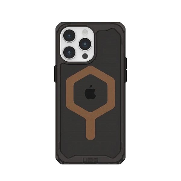 Etui UAG Plyo MagSafe do iPhone 15 Pro Max - czarno-brązowe