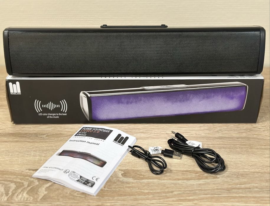 Soundbar Bluetooth Roseland RS-810 – jak nowy, z pudełkiem