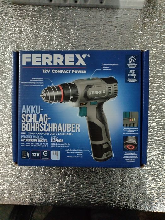 Шуруповерт акумуляторний. Металічний патрон.