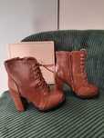 Buty, botki damskie rozmiar 37 camel