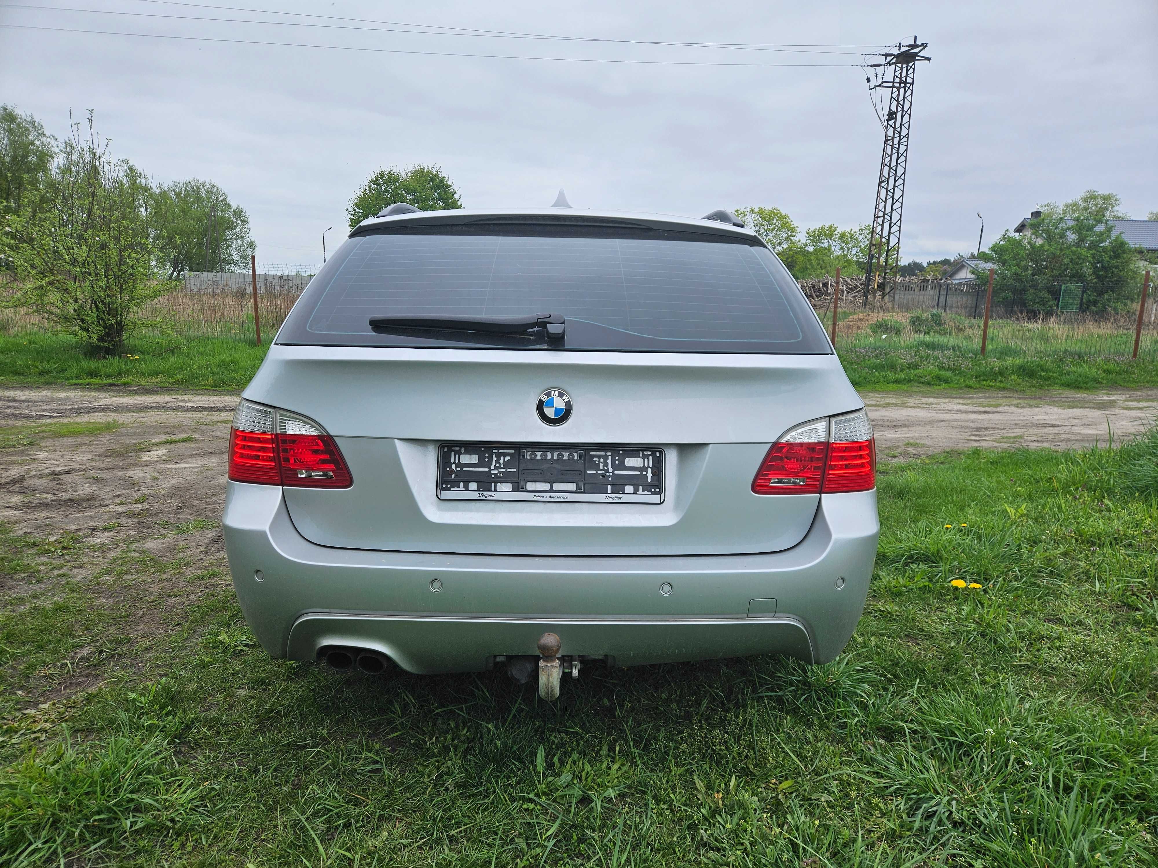 Bmw e61 m-pakiet TITASIBER 3.0d 218km konforty xenon panorama czesci!