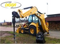 Гидробур Ямобур Бур Сваи Гидровращатель DIGGA PD5-PD10 CAT JCB 3CX