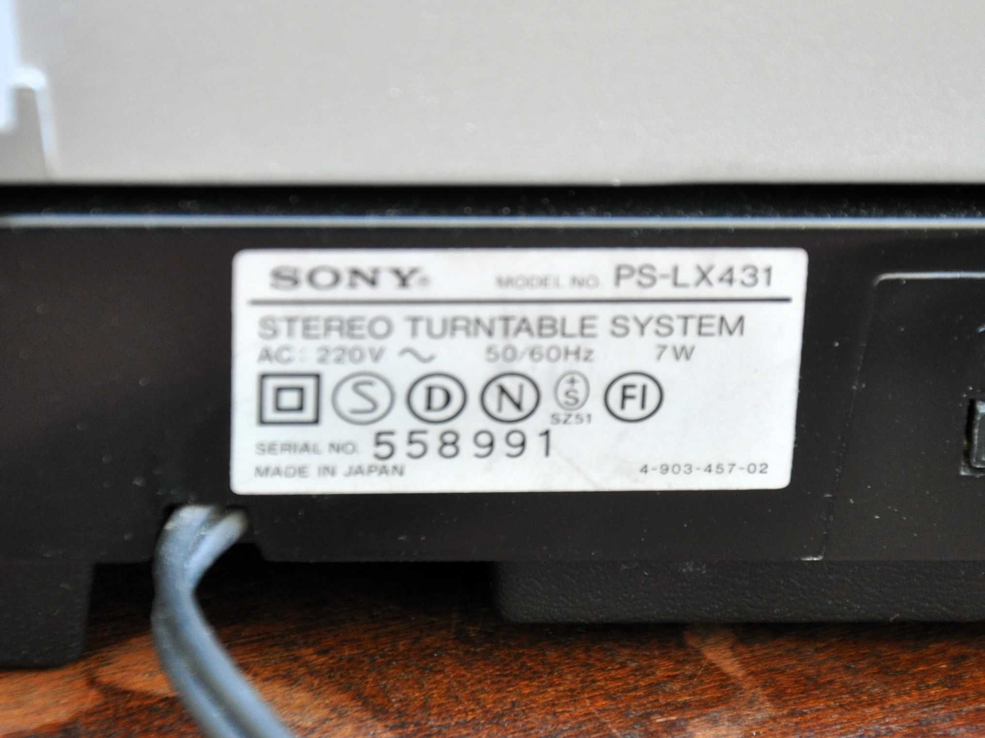 Gira discos Sony PS-LX 431