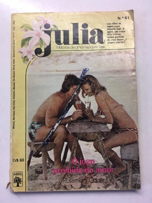 Livro - 'Julia' - O Jogo Proibido do Amor