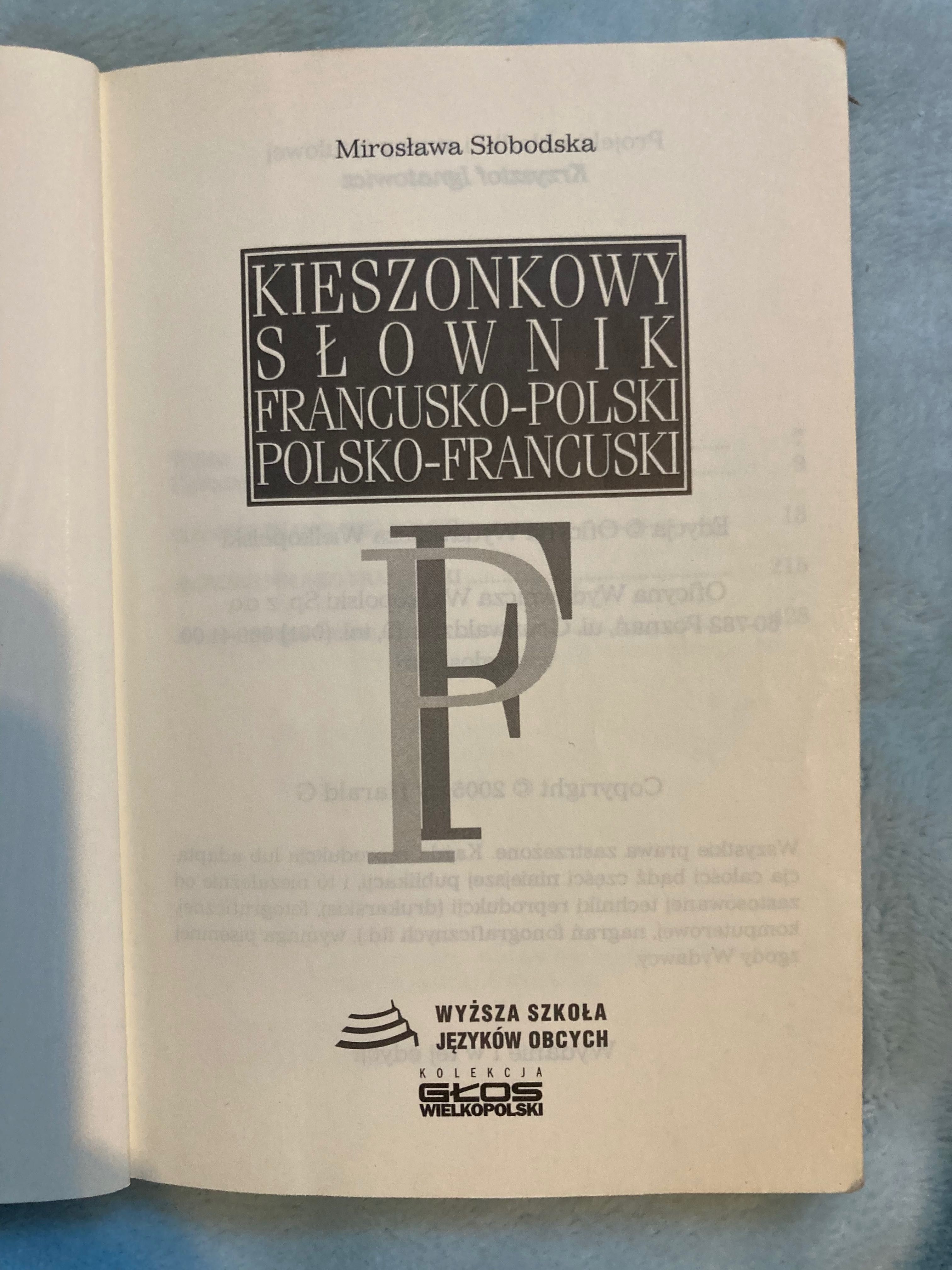 Kieszonkowy Słownik Francusko-Polski I Polsko-Francuski