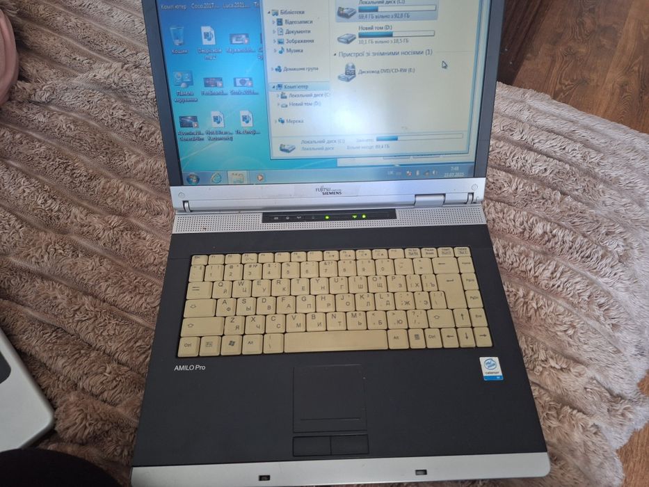 Ноутбук fujitsu amilo pro