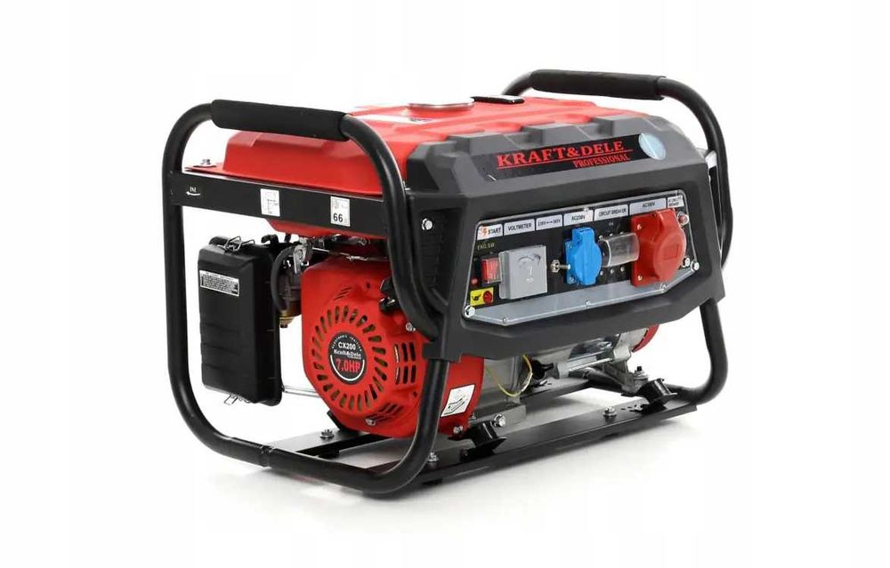 Бензиновий генератор Kraft&Dele KD137 (новий), 380/220v