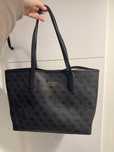 Czarno-szara torba shopper Guess