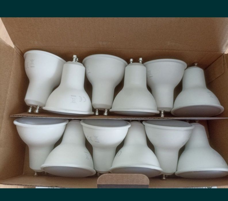 Світлодіодна лампочка GY цоколь GU10 коробка 12штук