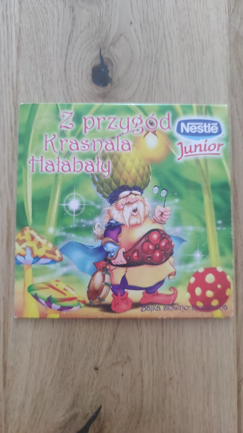 Bajka CD słowno muzyczna Z przygód Krasnala Hałabały Nestle Junior