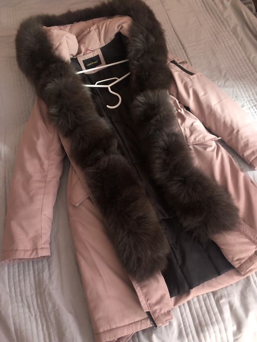 Зимова парка зі знімним натуральним хутром