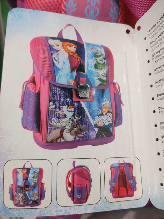 Nowy Plecak tornister usztywniany Frozen