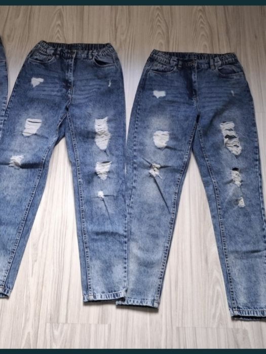 Spodnie jeansy Destination r 158, 164 + bluzy HM