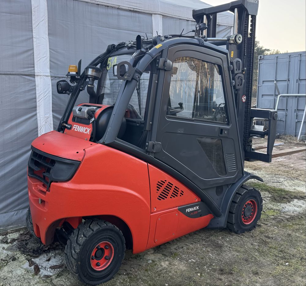 Wózek widlowy Linde H35evo 3,5T WYNAJEM widlak poznań 3,5m GAZ