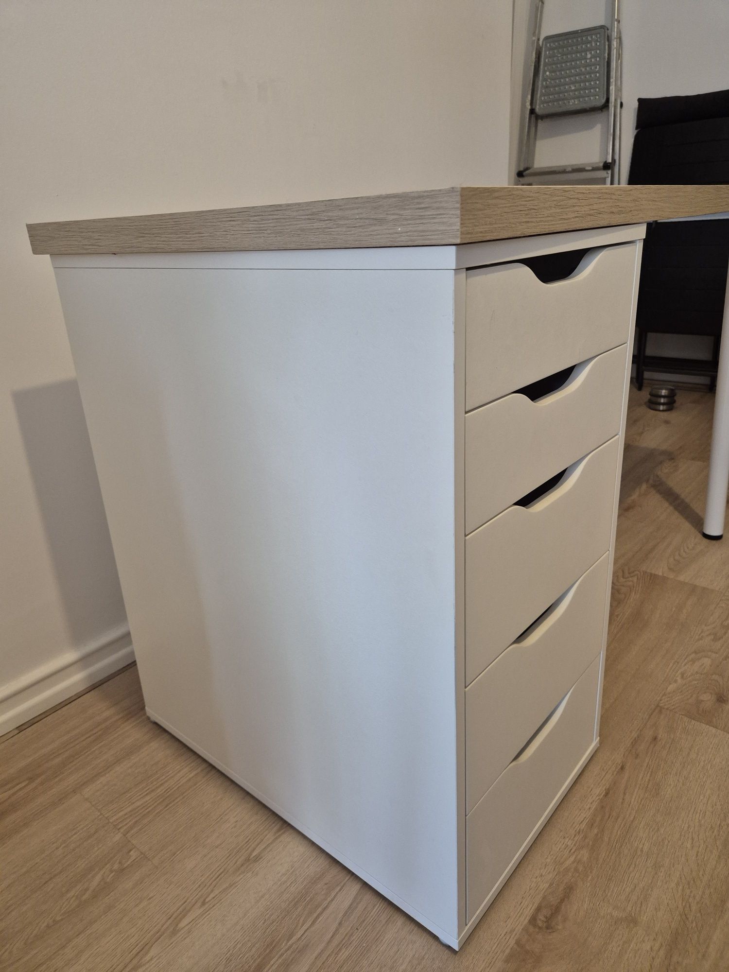 Lagkapten/alex Ikea Secretária com modulo de arrumação como novo!