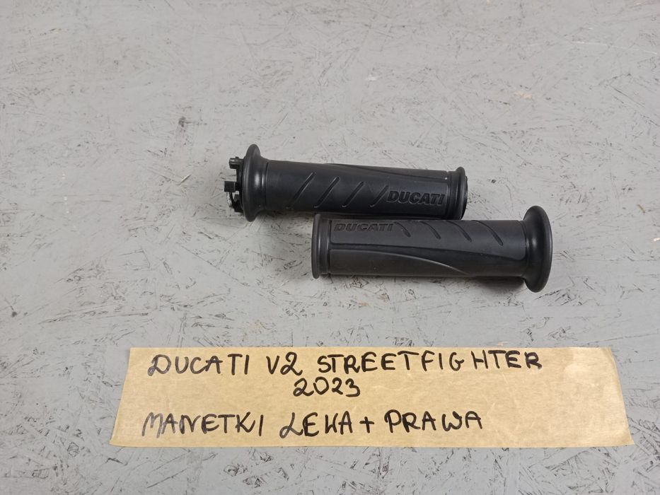Ducati V2 Streetfighter Panigale Manetki Manetka Gazu Lewa Prawa 2023