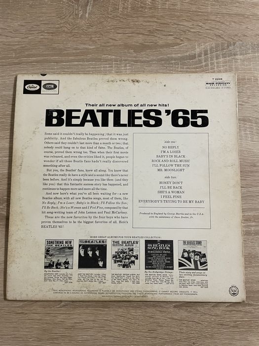 Beatles 65 USA EX LP