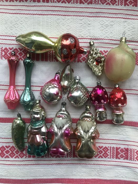 Елочные игрушки ссср винтаж