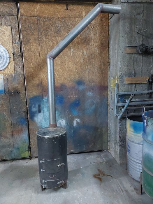 Піч пічка Буржуйка  металева з трубою
