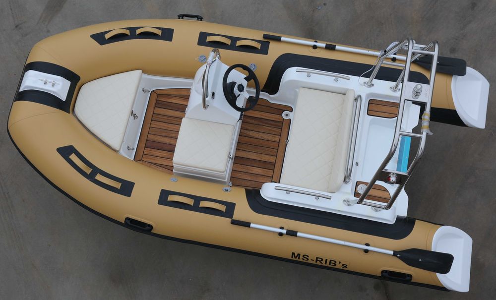 Motorówka RIB 360 Hypalon, Silnik Suzuki DF20ARS, przyczepa Brenderup