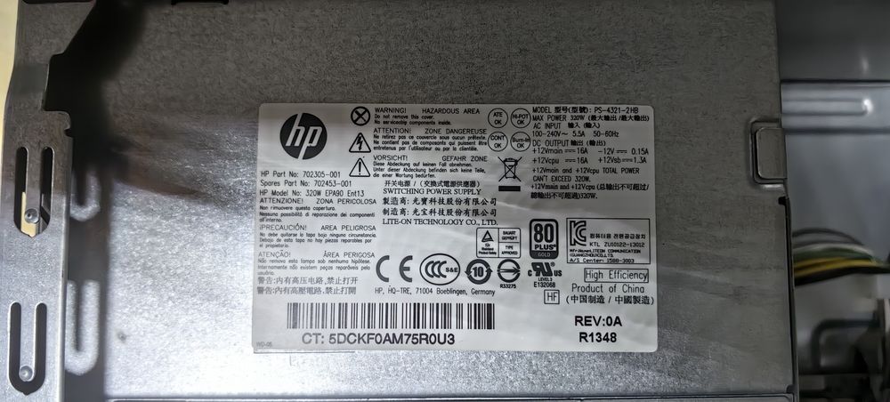 Комп'ютер HP ProDesk 600 G1/i5-4570/Ram 4Gb DDR3/HDD 1Tb/Win 10