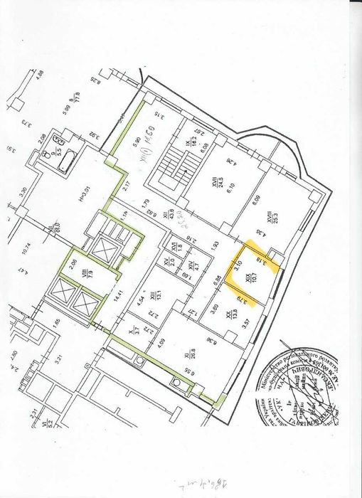 Окремий кабінет 11 м² на Оболонській набережній, 1