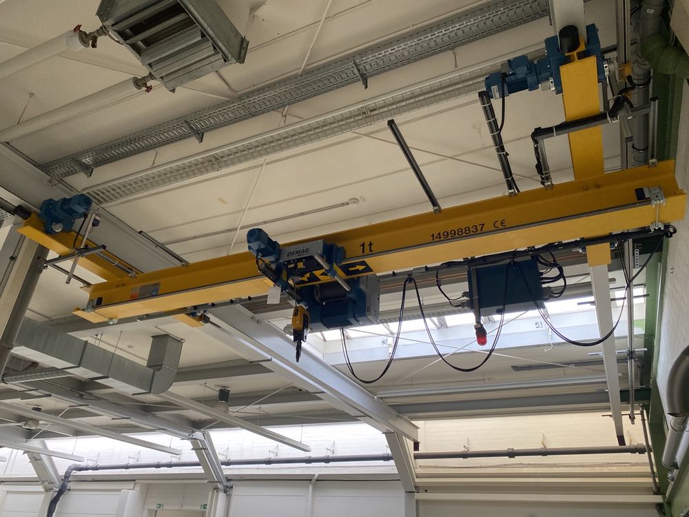 Suwnica Demag 1t linowa 2014 rok jak nowa! Dźwig rozpiętość Ok. 5,5m