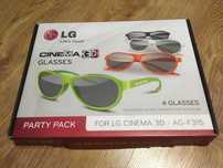 LG Cinema 3D Glasses okulary 4szt. AG-F315