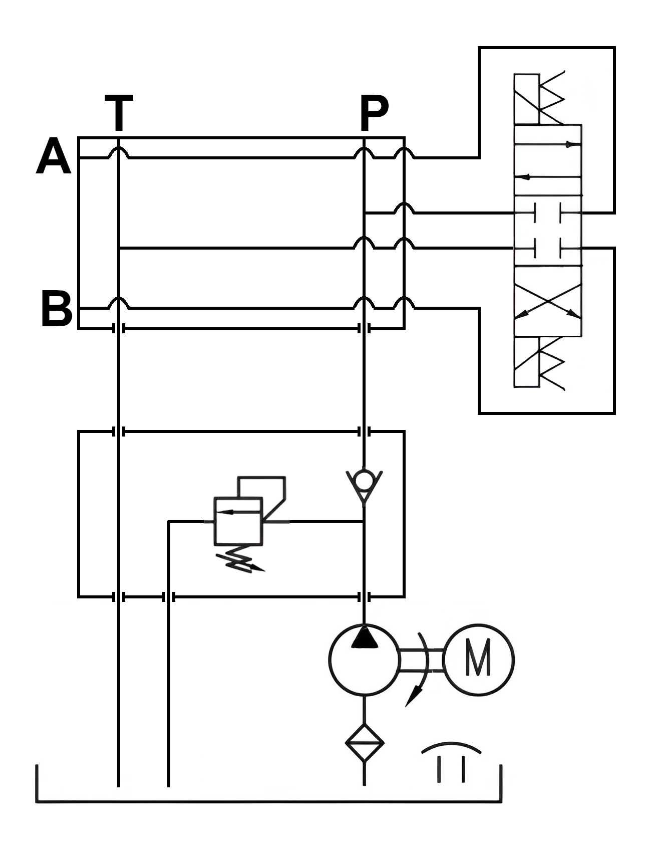 ZASILACZ AGREGAT Hydr. 24V 2,2KW 2,5cm3 8L Jedna Sekcja + Pilot [4092]