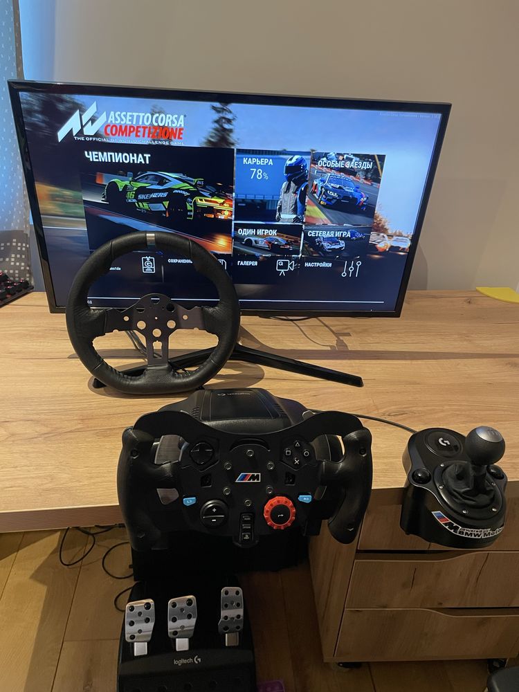 Кермо Logitech g29 з коробкою передач та штурвалом