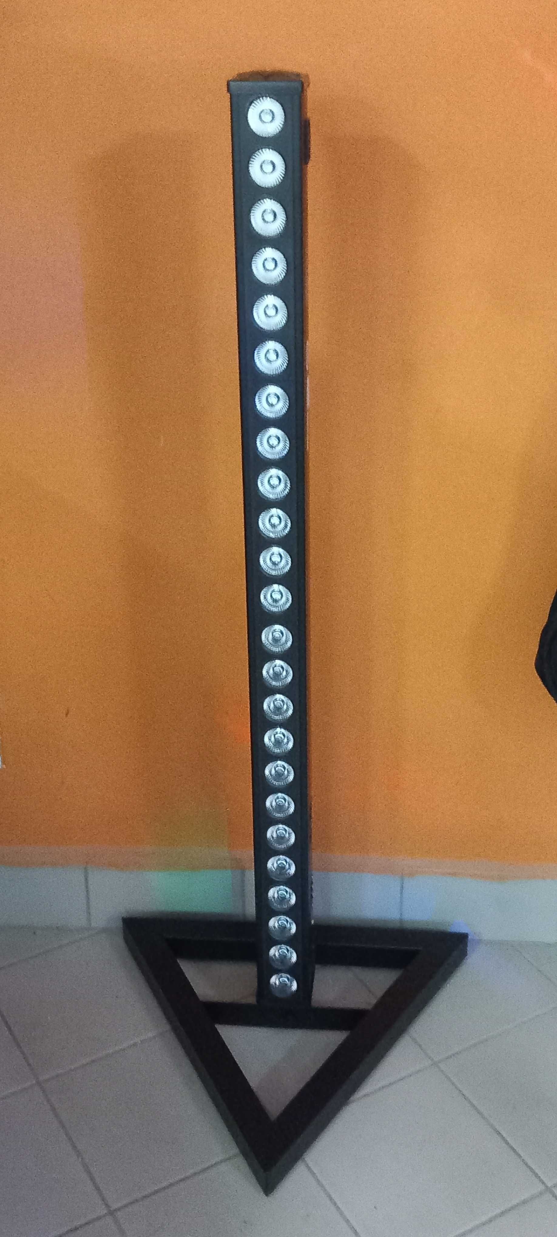 Zestaw oświetleniowy na statywie Listwa LED BAR 24x3W RGB DMX + Pilot