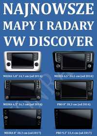 Mapy 2024/2025 i radary Volkswagen Discover Media Pro
