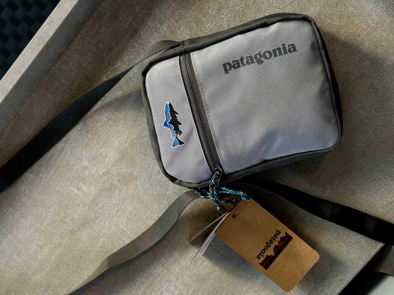 Сумка Patagonia з бірками, барсетка через плече Патагонія, месенджер