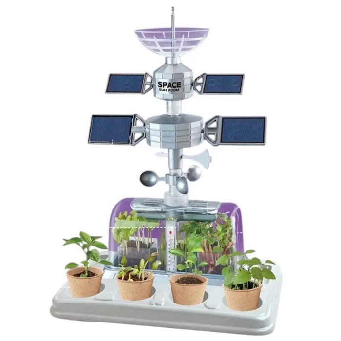 Навчальний набір Космічна теплиця Space Plant Сонячні панелі полив