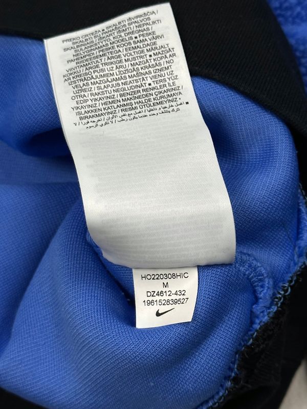 Nike Sports Utility Bluza Fleece Baranek Miś Damska Zip Neck Logo r. M