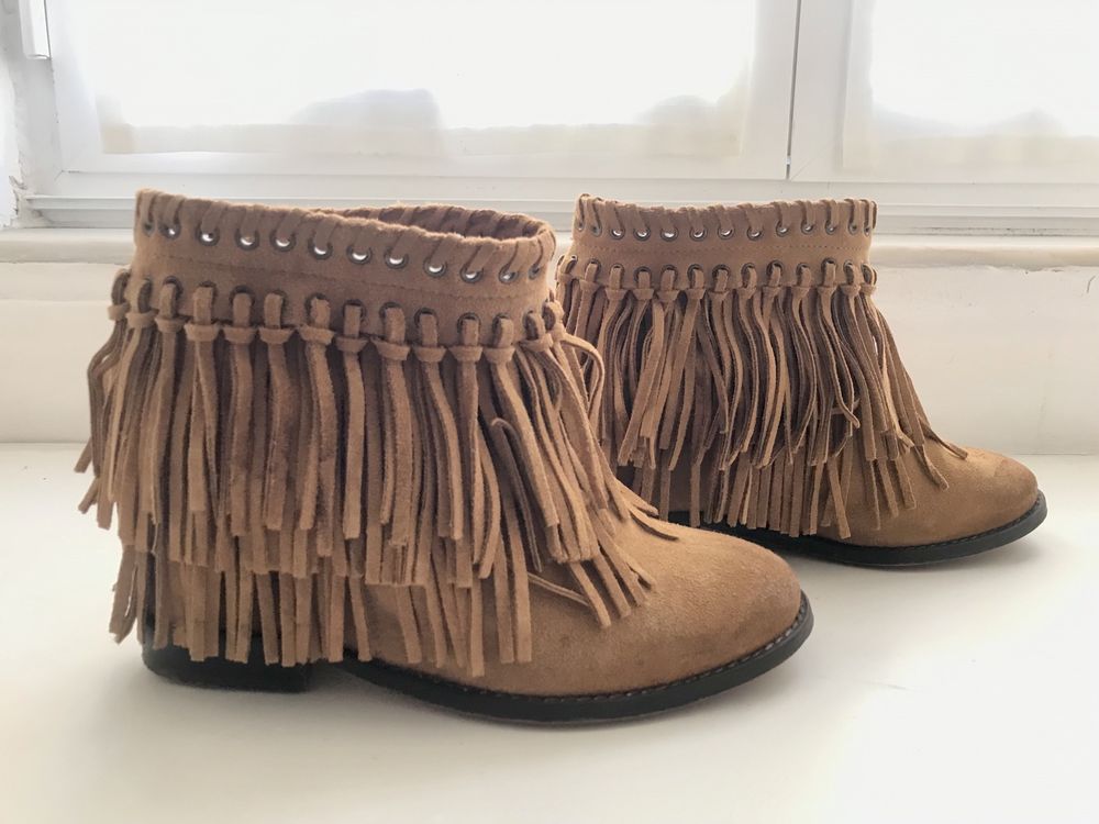 Botins de camurça Zara