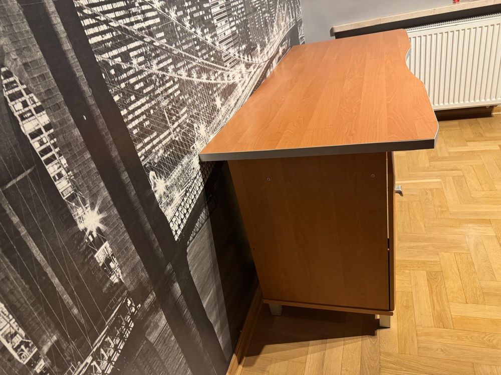 Biurko z szufladami i szafką, BRW