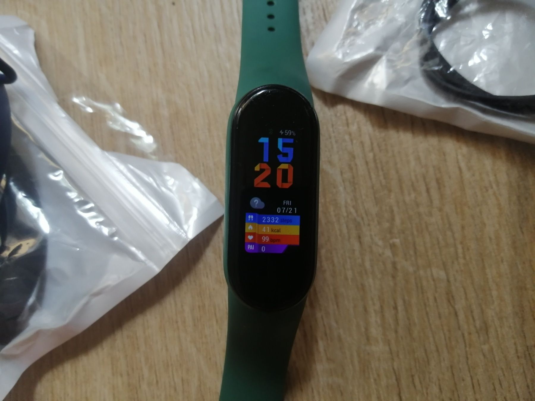 Фитнес трекер Смарт браслет Xiaomi Mi Band 5 + Ремешки.