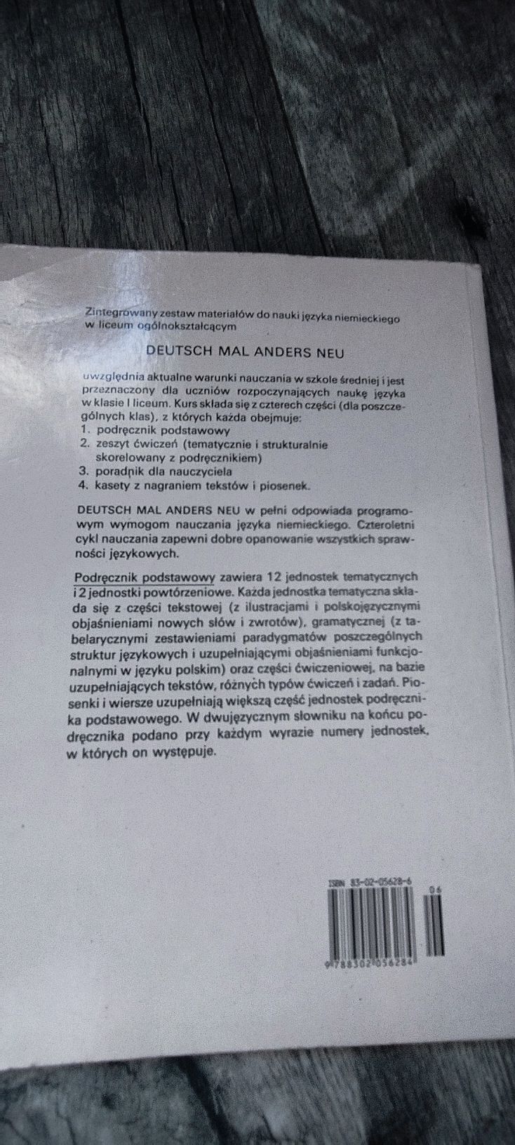 Samouczek z gramatyki niemieckiej, podr. i ćw. Deutsch mal anders