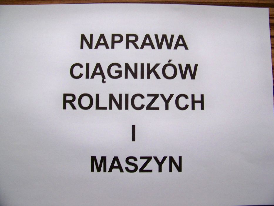 Naprawa Ciągników Rolniczych i Maszyn