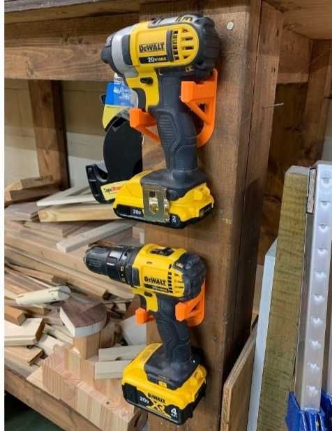 Uchwyty 2szt na wkrętarki wieszak DeWalt Bosh parkside