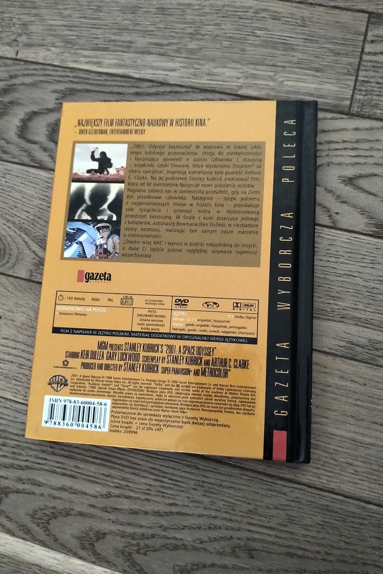 2001 odyseja kosmiczna stanley kubrick film dvd plyta