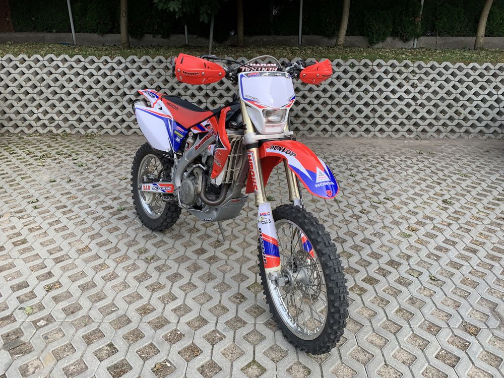 Honda CRF 450X wersja Enduro X homolgacja rozrusznik