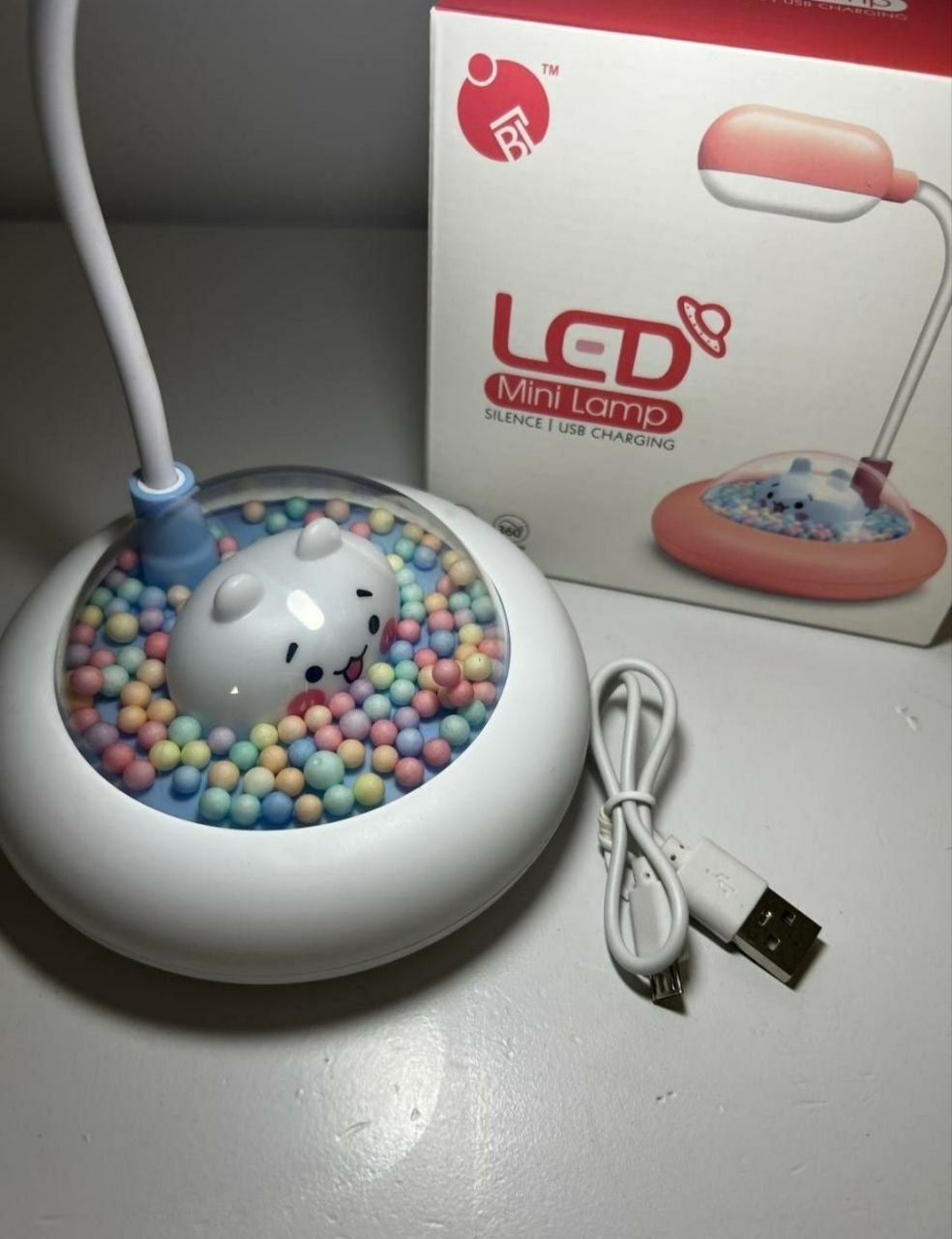 Лампа дитяча LED нічник USB на акумуляторі настольная лампа