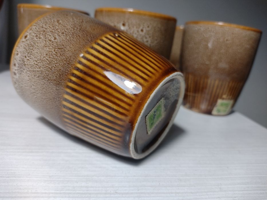 Kubek Zośka Mirostowice porcelit Desing PRL VINTAGE 6 sztuk